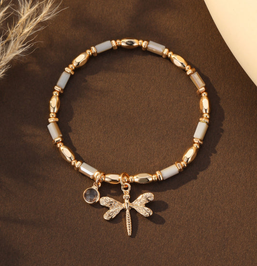 Taupe Dragonfly bracelet