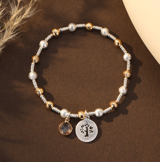 Two Tone Peace bracelet