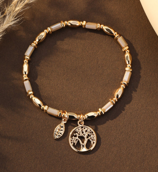 Taupe Peace bracelet