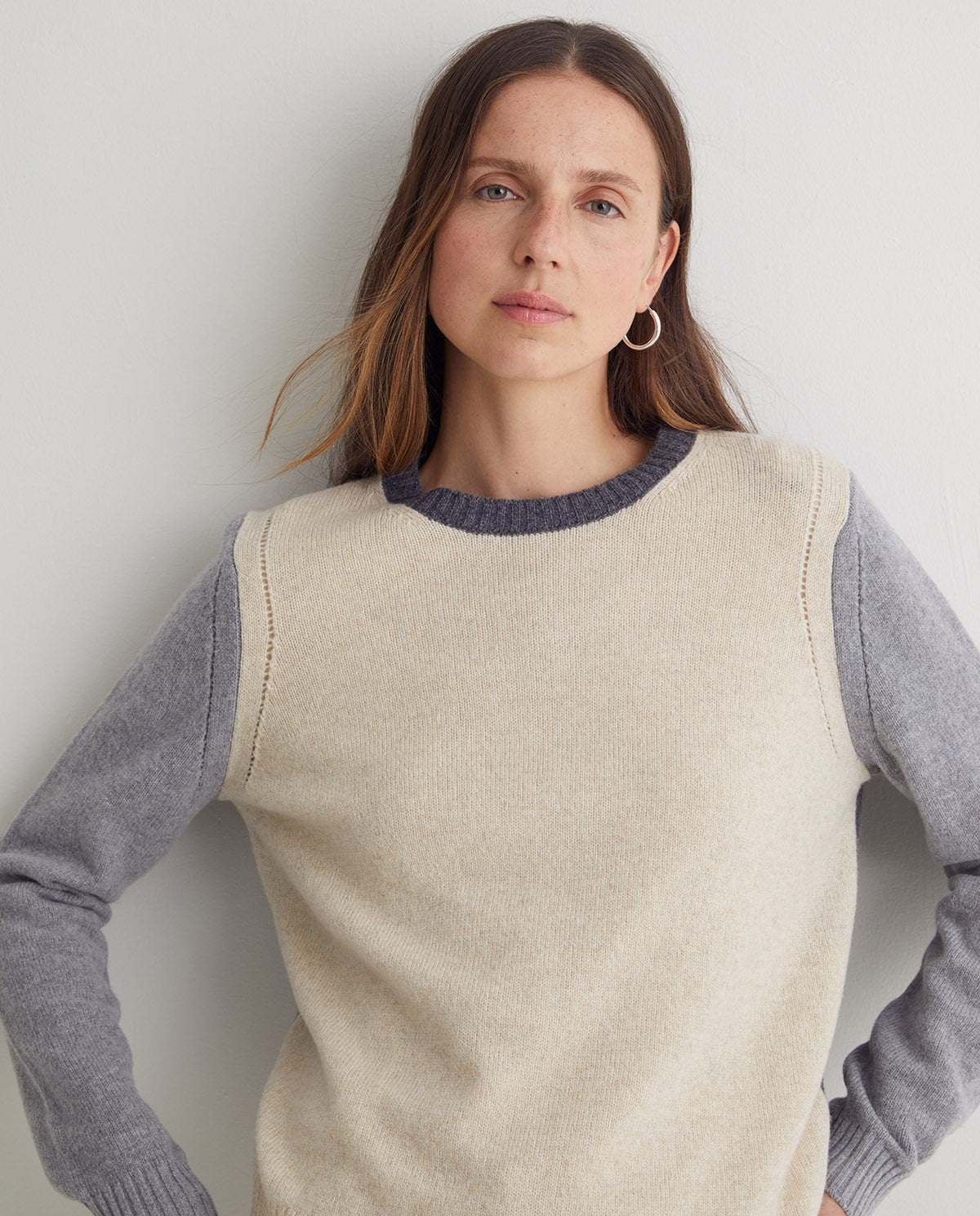 Tri Colour Knit