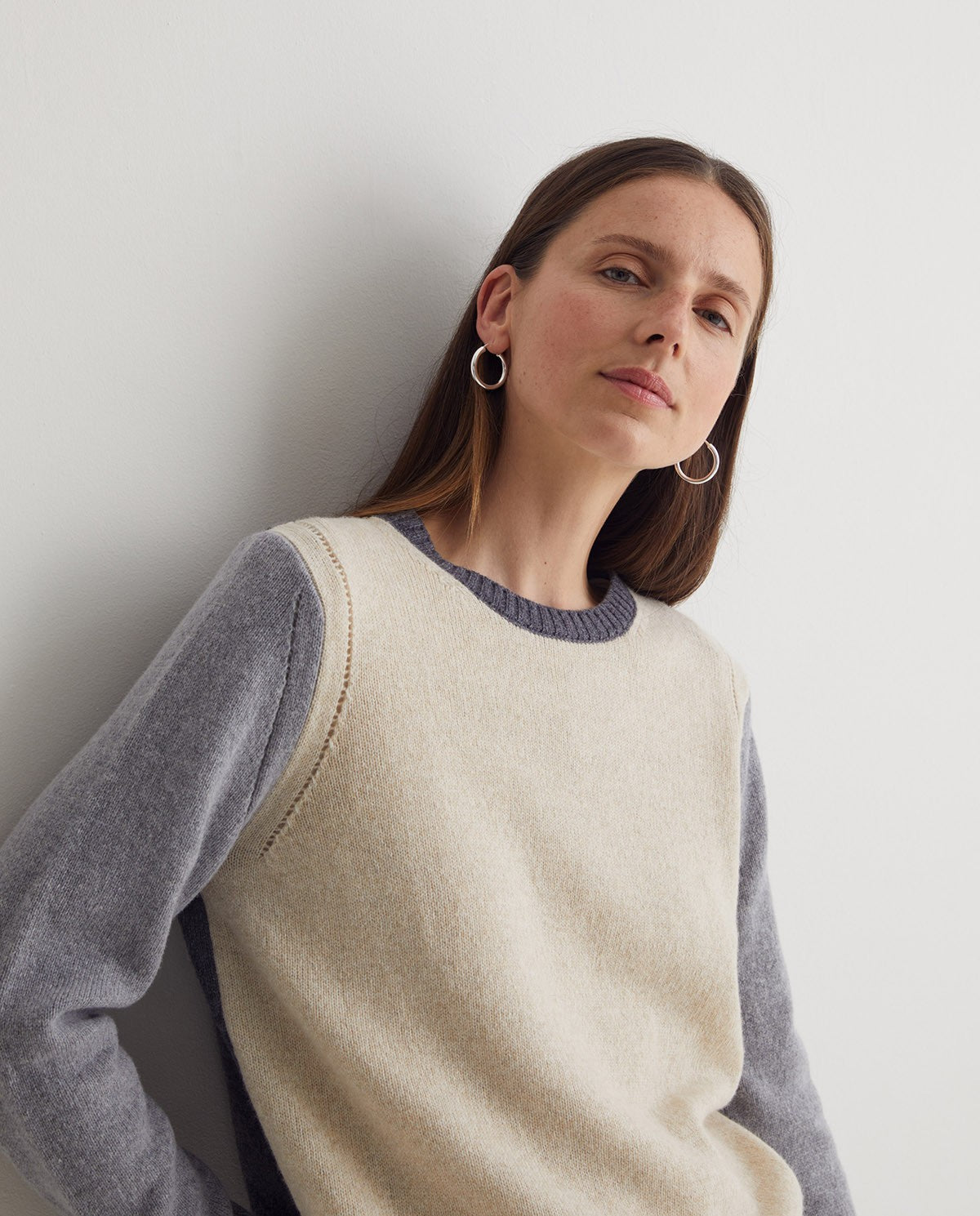 Tri Colour Knit
