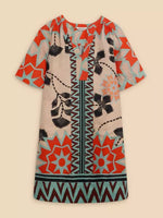 June Linen Dress