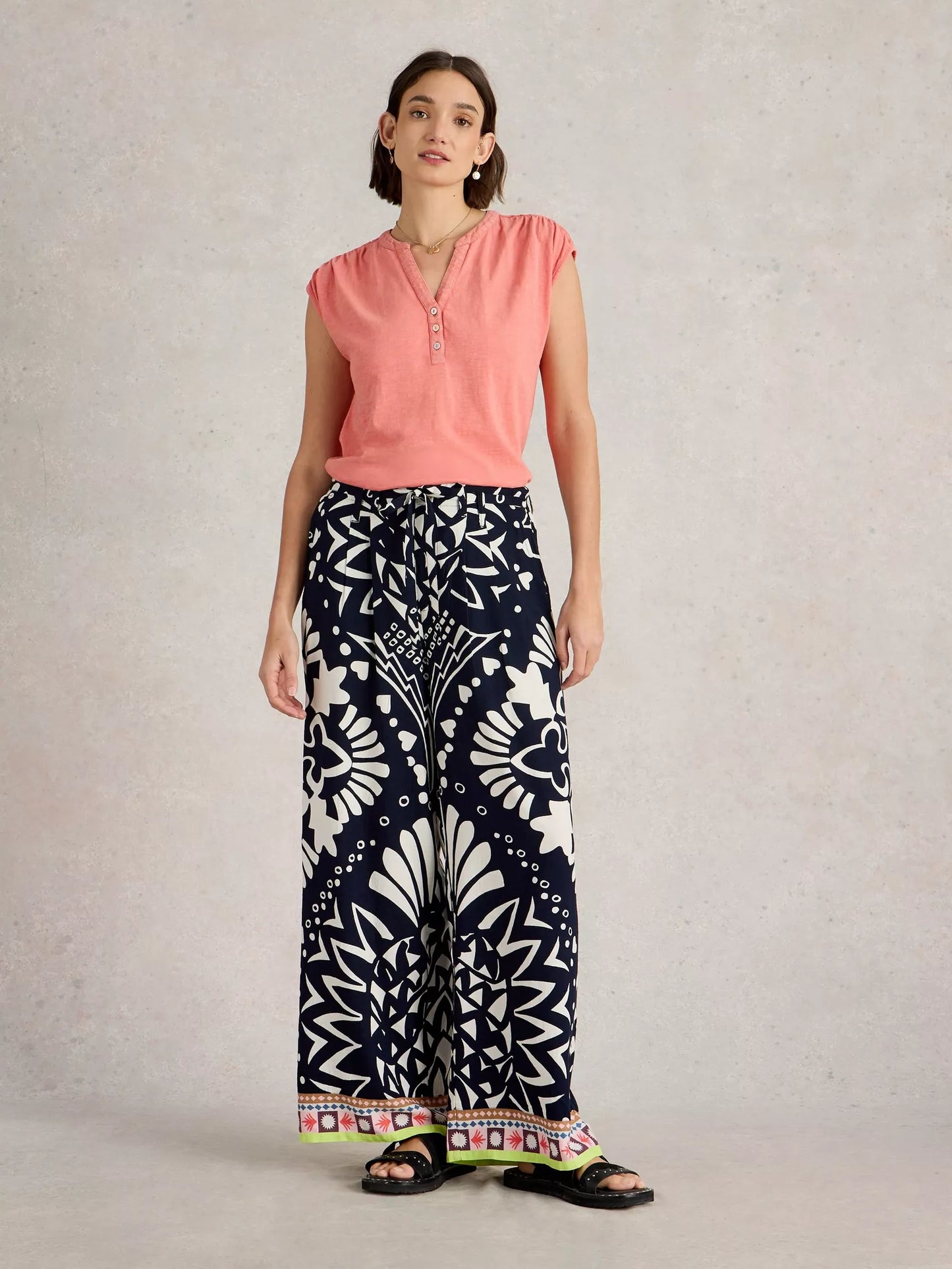 Farrah Wide Leg Trouser