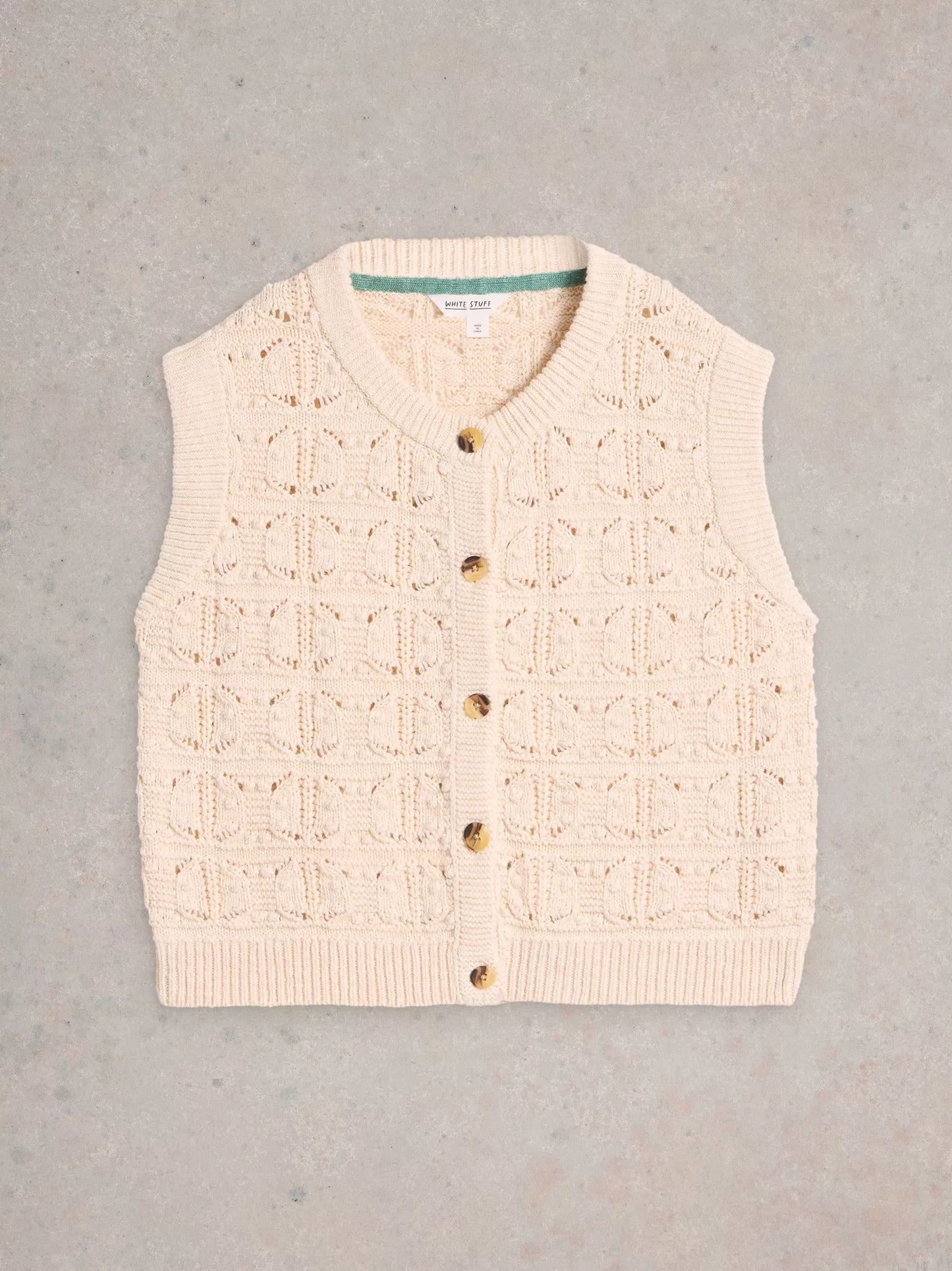 Tessa Tank Cardigan - Ivory