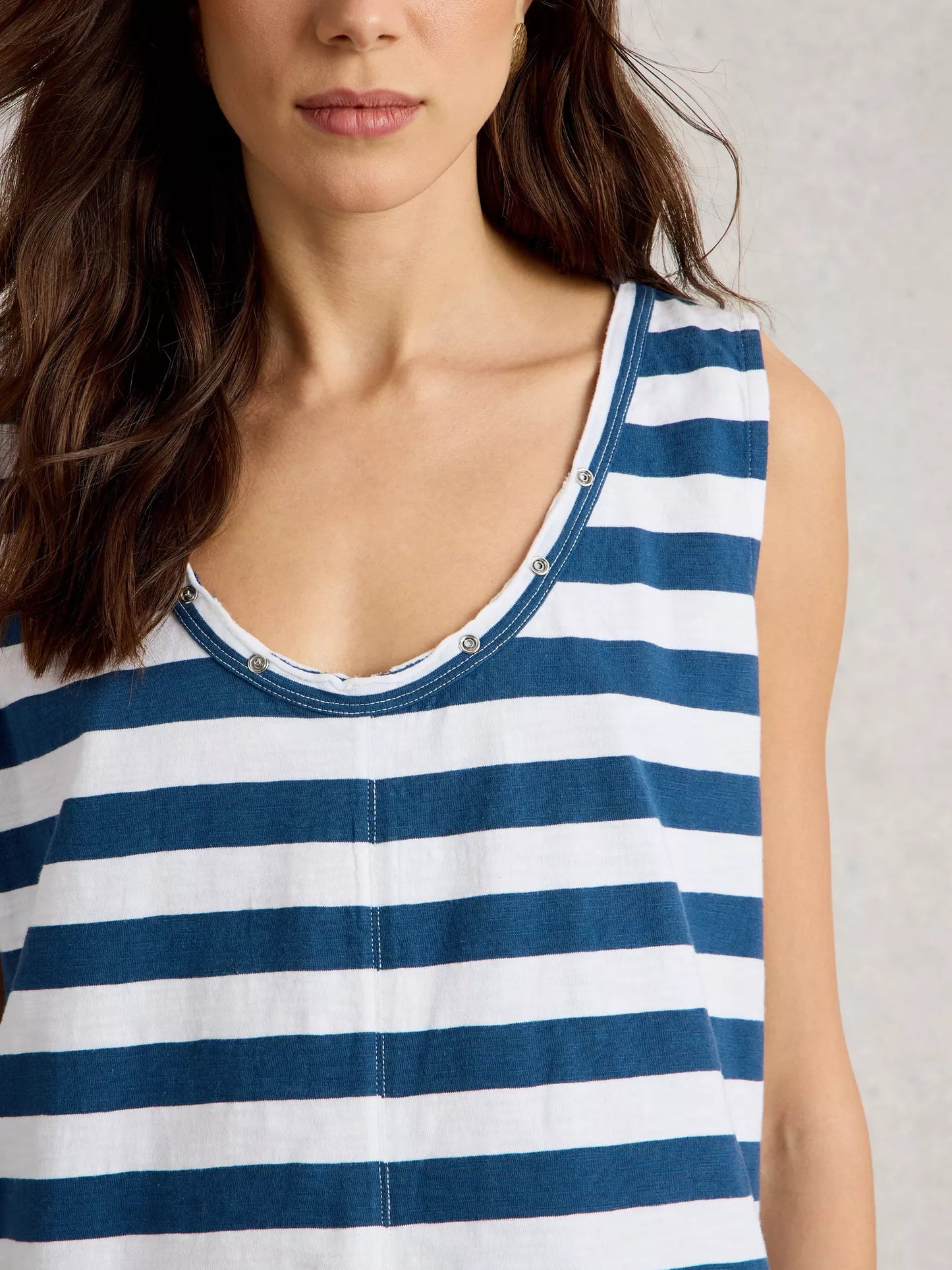 Ava Stripe Vest