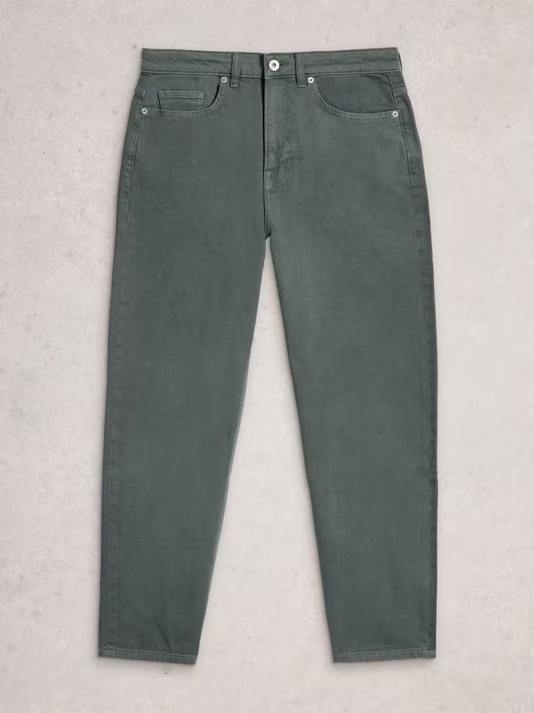 Tilly Tapered Jeans - Mid Green