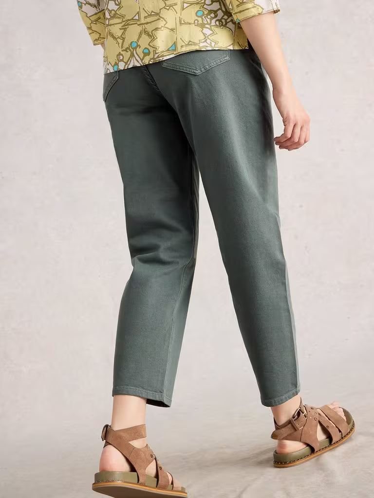 Tilly Tapered Jeans - Mid Green