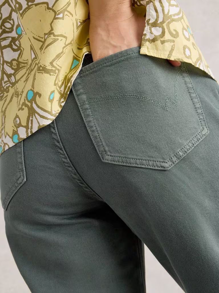 Tilly Tapered Jeans - Mid Green