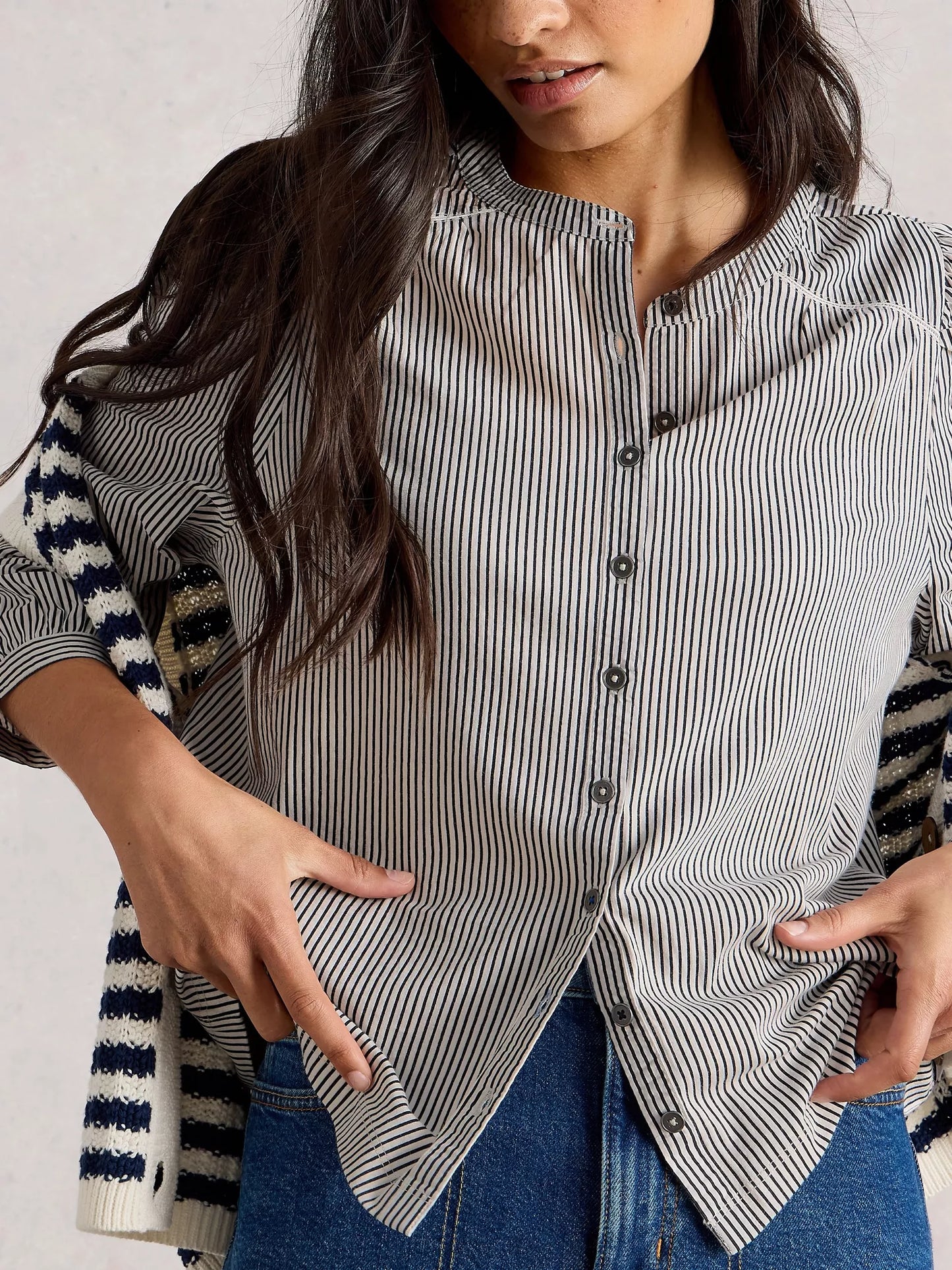 Stripe Mix Shirt