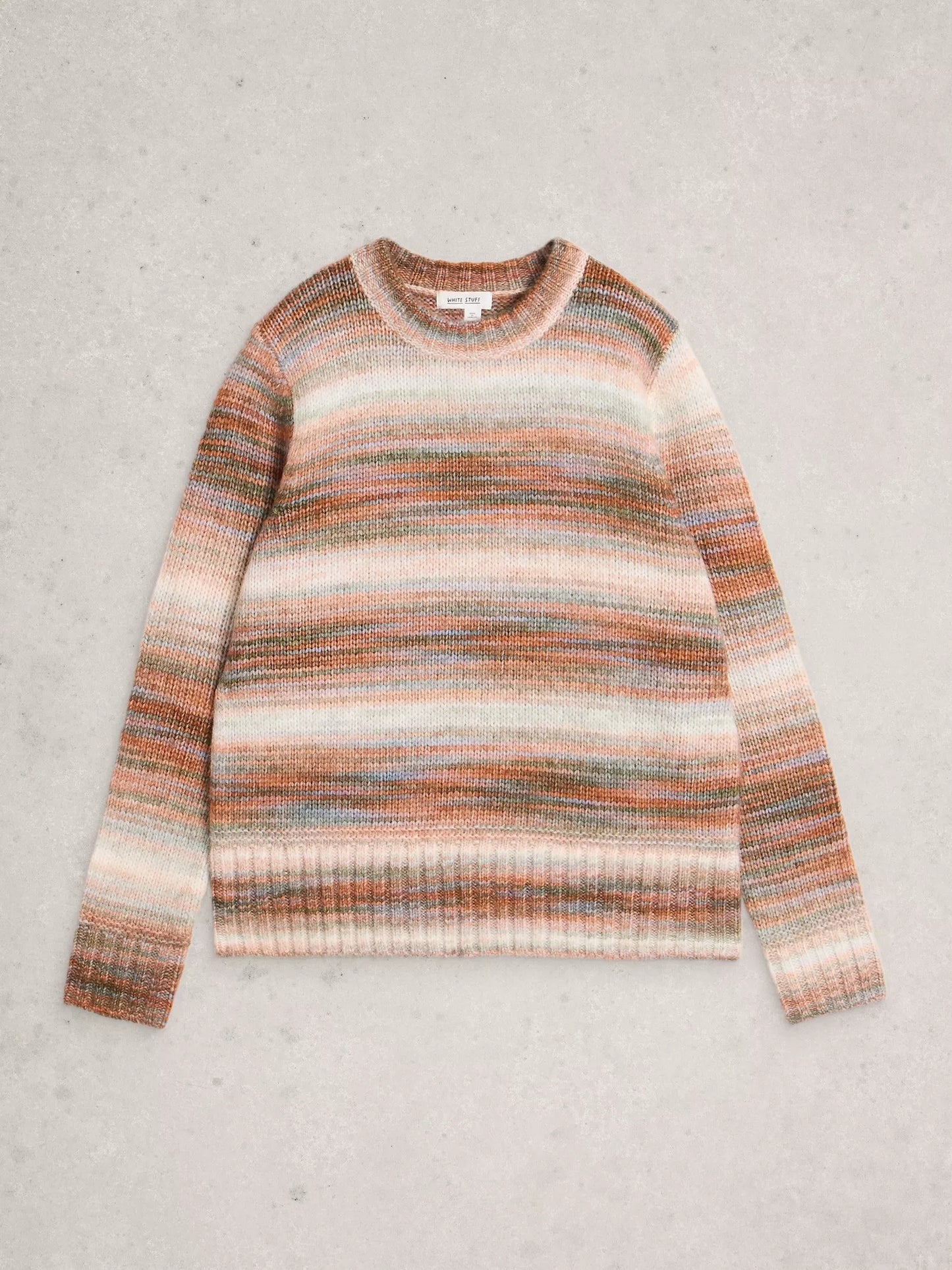 Sabrina Space Dye Jumper  - Autumnal colours