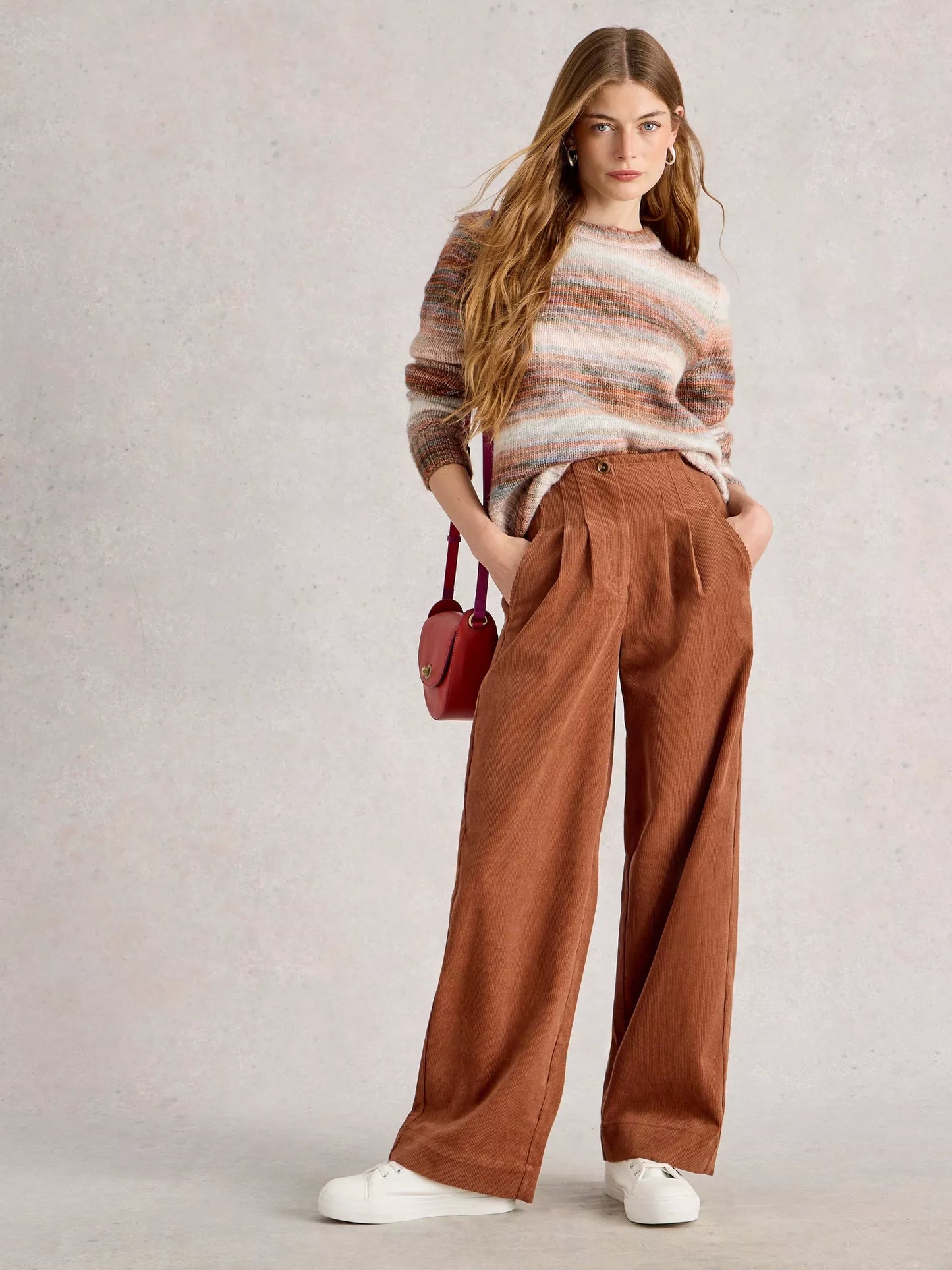 Sabrina Space Dye Jumper  - Autumnal colours