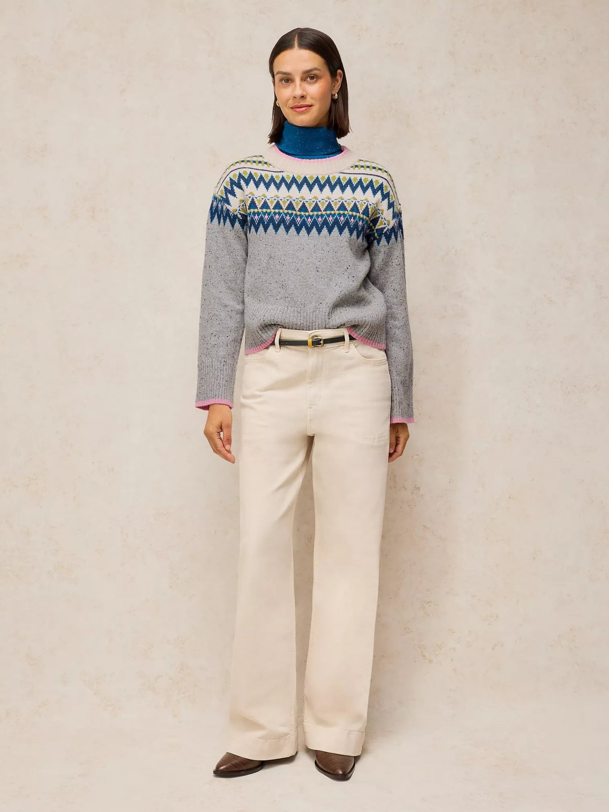 Cedar Fairisle Jumper