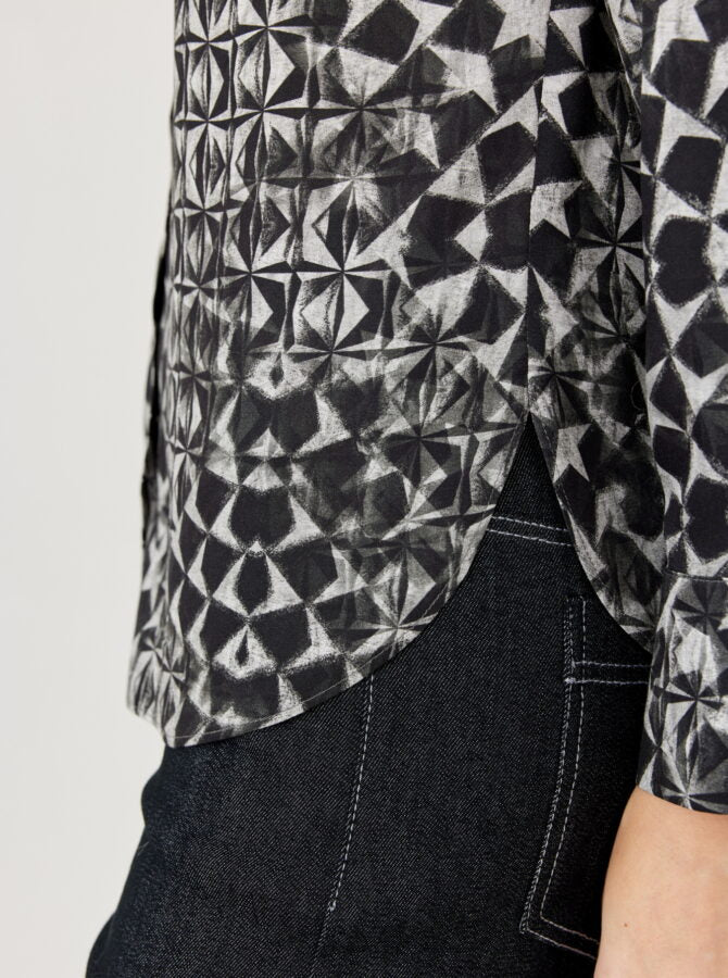 Geometric Printed Blouse