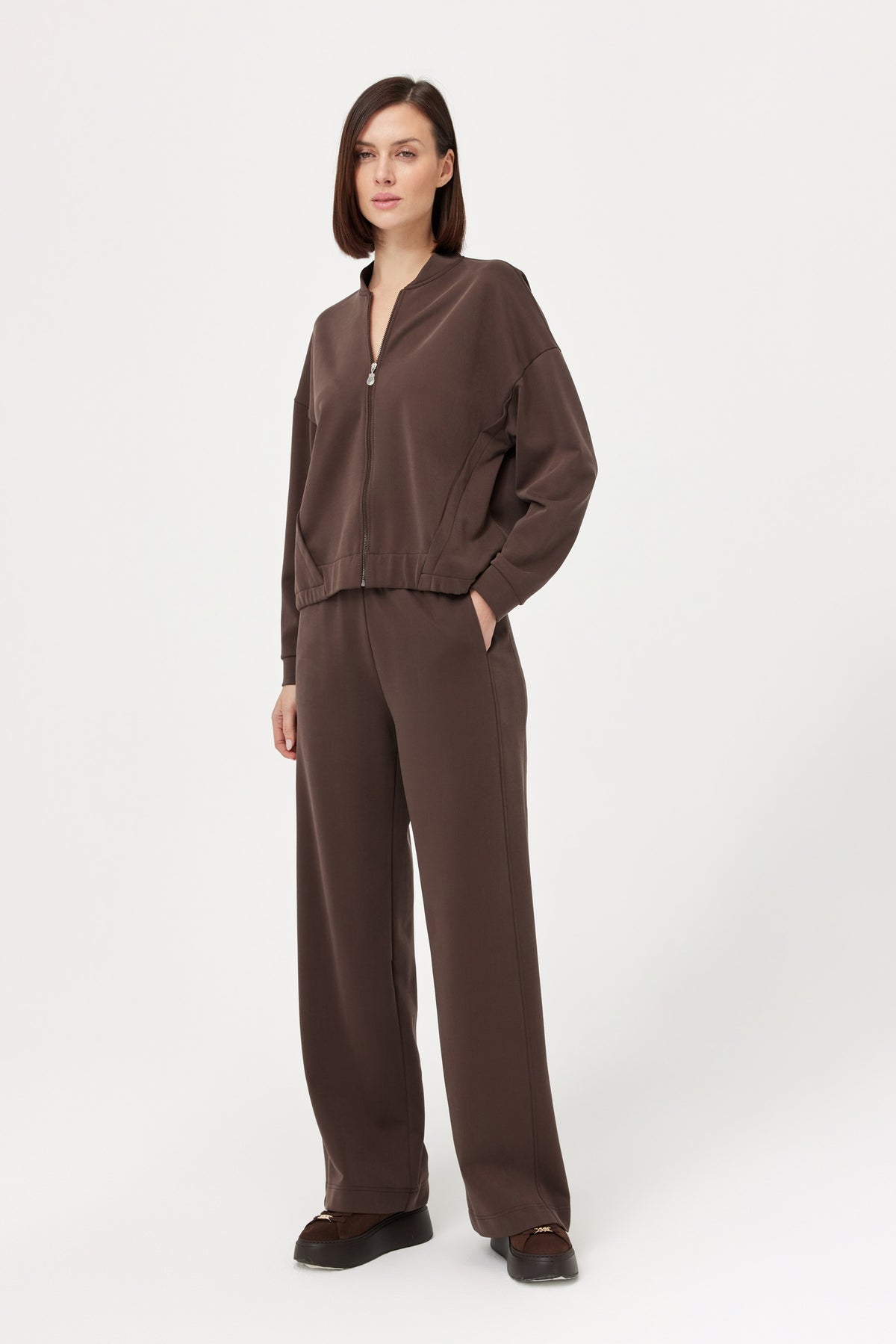 Relaxed Brown Trouser
