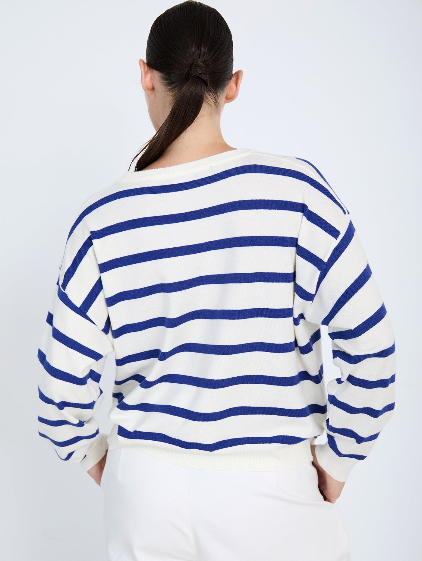 Mai Stripe Jumper - Marine