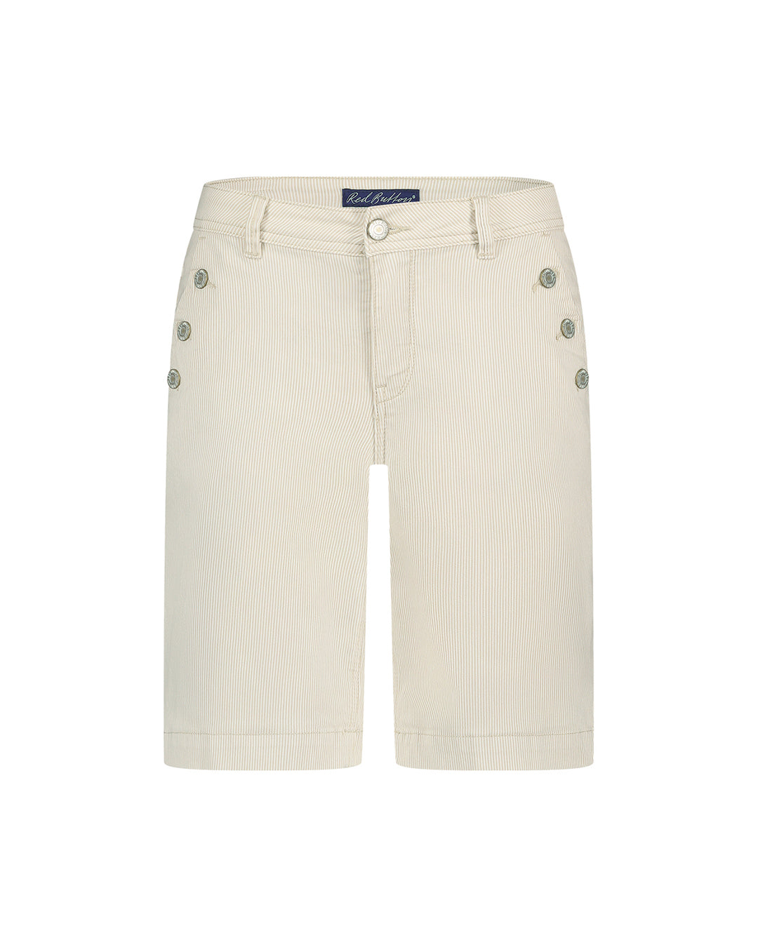Stripe Shorts -Taupe