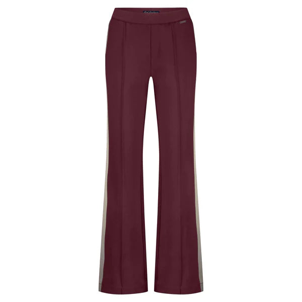 Colette Punta Stripe Trouser - Ruby