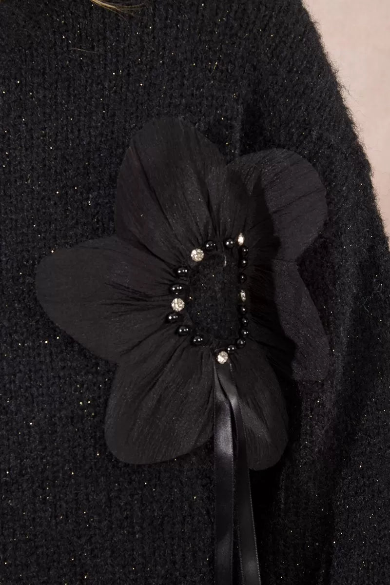 Embossed Floral Knit