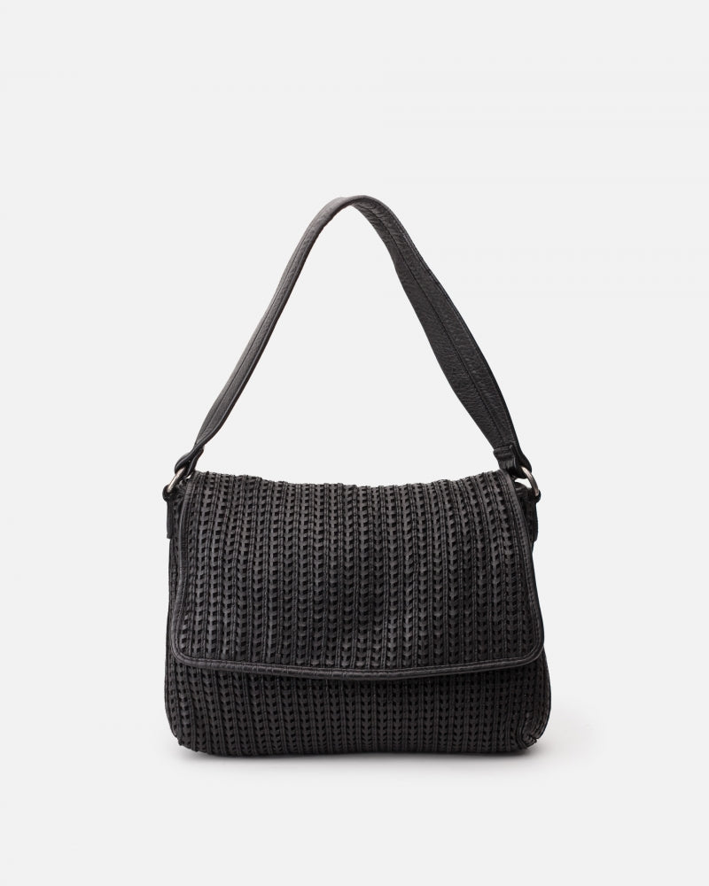 Moville Leather Handbag - Black
