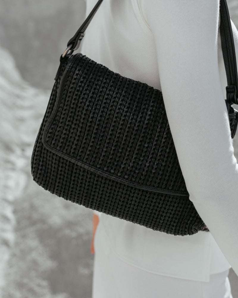 Moville Leather Handbag - Black