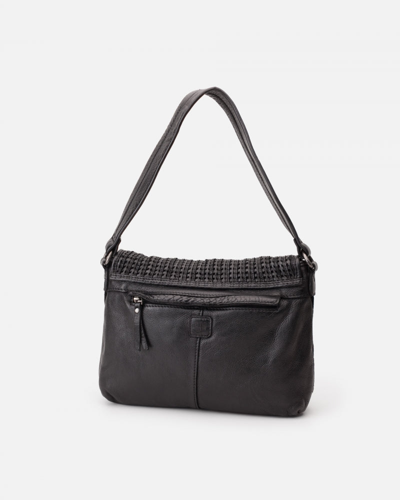 Moville Leather Handbag - Black