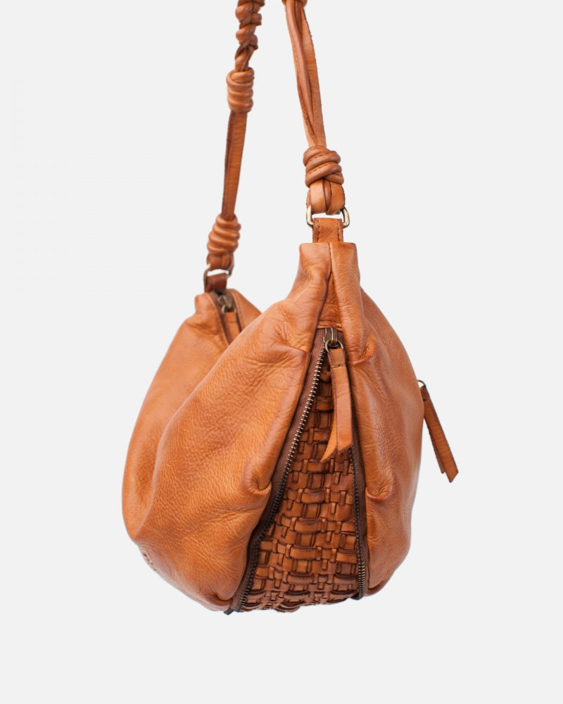 Niland Leather Shoulder Bag - Tan