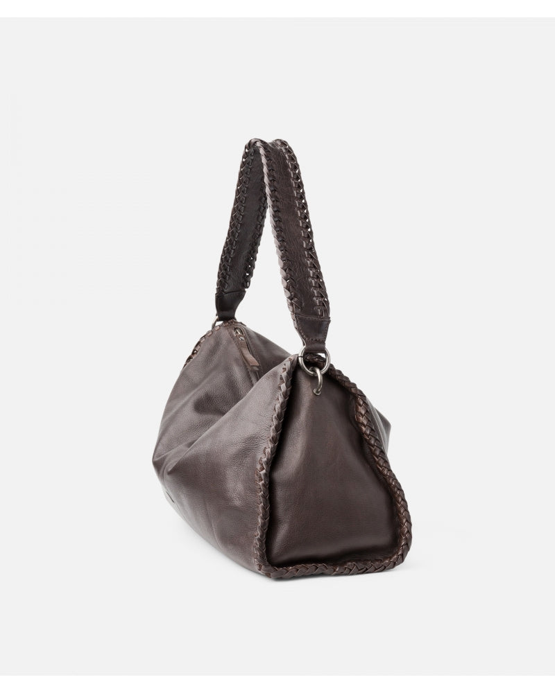 ParishVille Leather Handbag - Chocolate