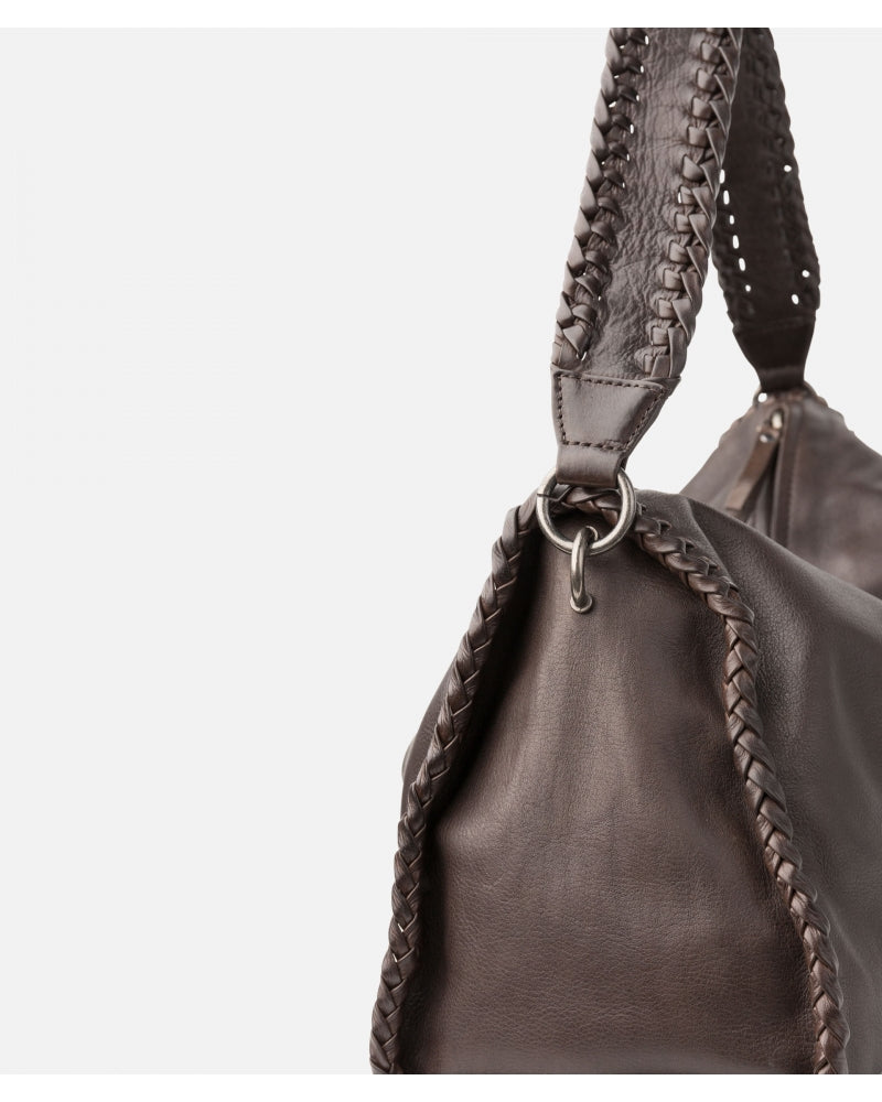 ParishVille Leather Handbag - Chocolate