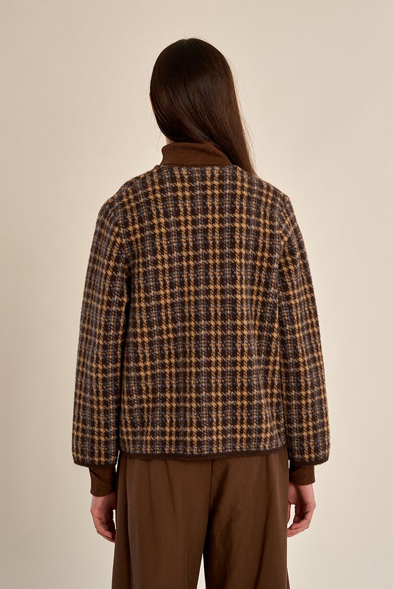 Check Military Jacket