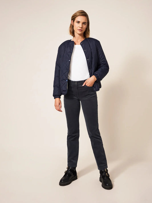 Brooke Cord Trouser  - Dark Grey