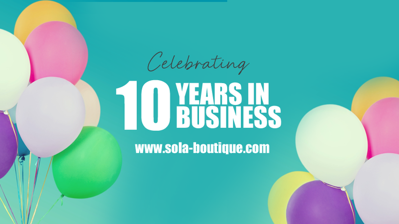 Celebrating 10 years in business - Thank You.