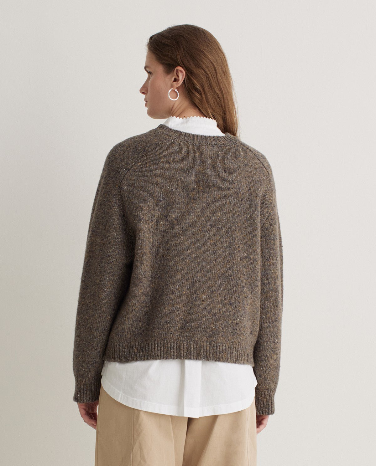 Cable Knit Merino Wool Jumper