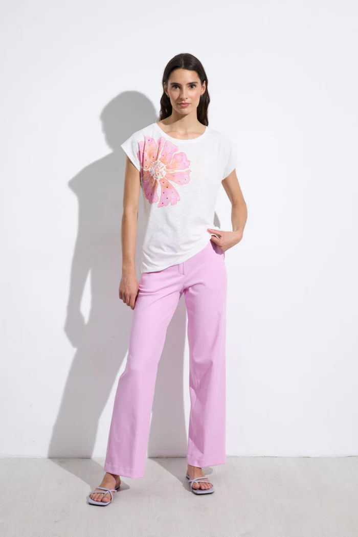 Pink Flower Tee