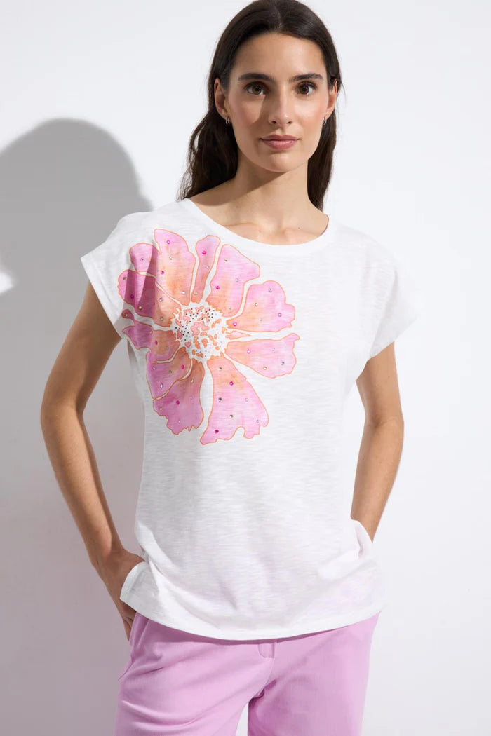 Pink Flower Tee