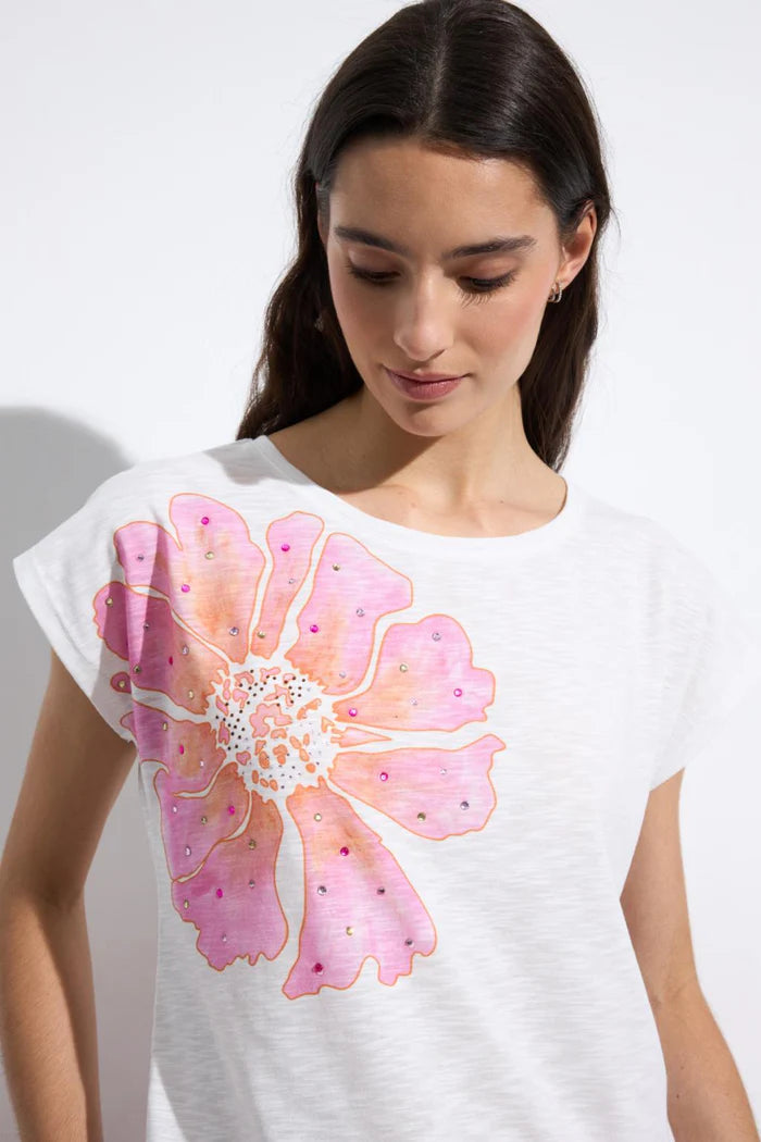 Pink Flower Tee