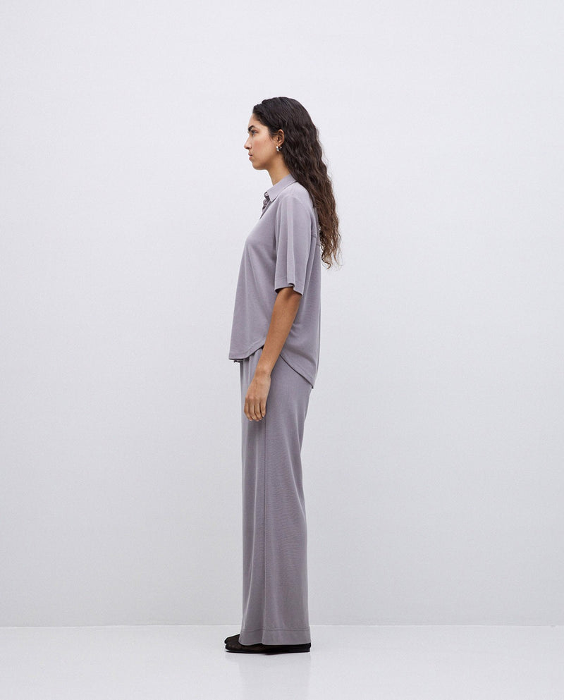 Grey Flowy Trouser