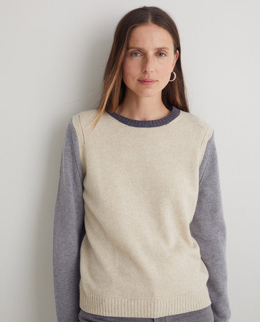 Tri Colour Knit