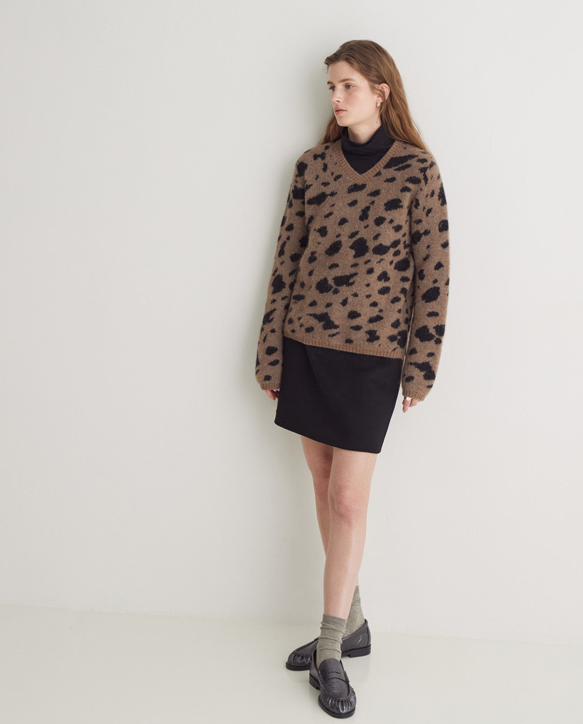 Yerse Animal Print Jumper