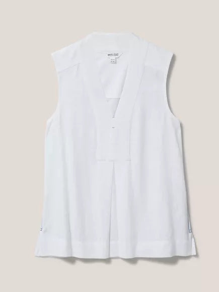 Celia Jersey Mix Shirt   - White