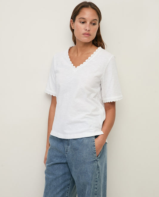 Organic Cotton White Tee