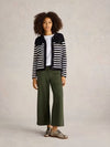 Sara Stripe Knitted Shacket