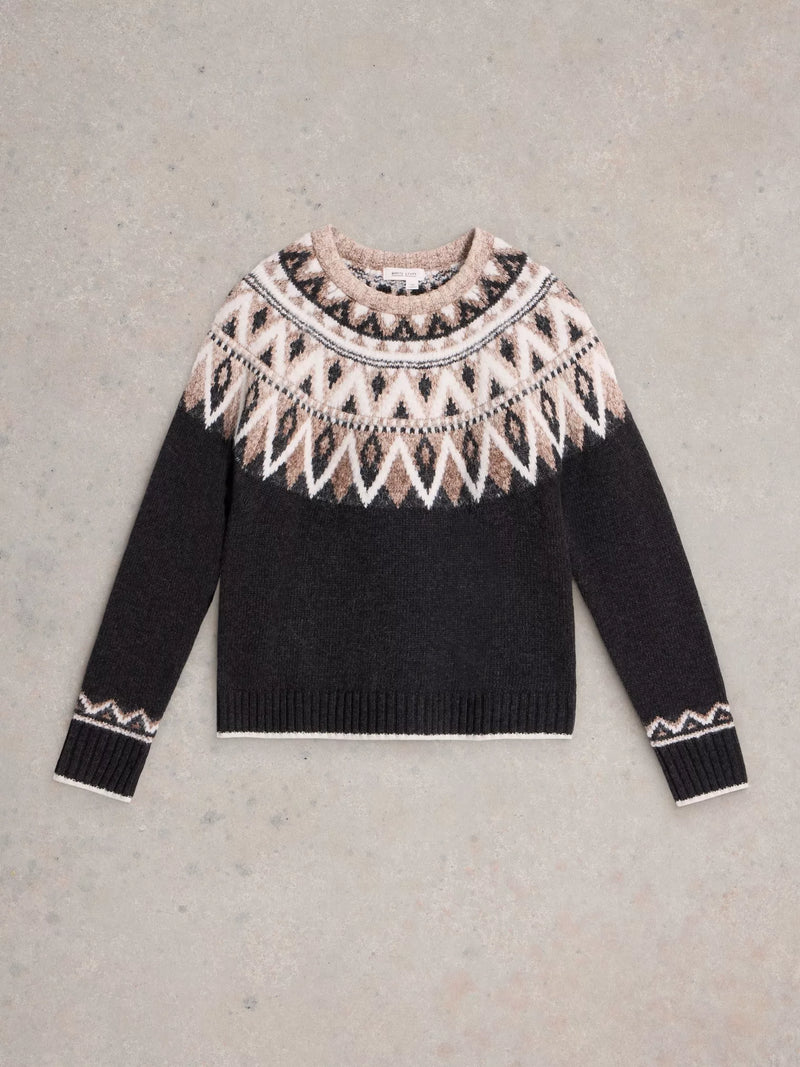 Mono Fairisle Jumper