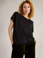 Lena Sparkle Knit - Black