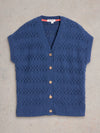 Tessa Tank Cardigan - French Navy