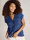 Tessa Tank Cardigan - French Navy