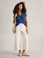 Tessa Tank Cardigan - French Navy