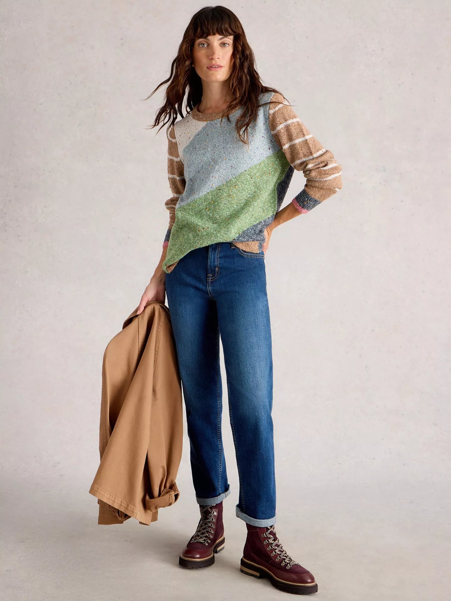 Talia Jumper - Green Mix