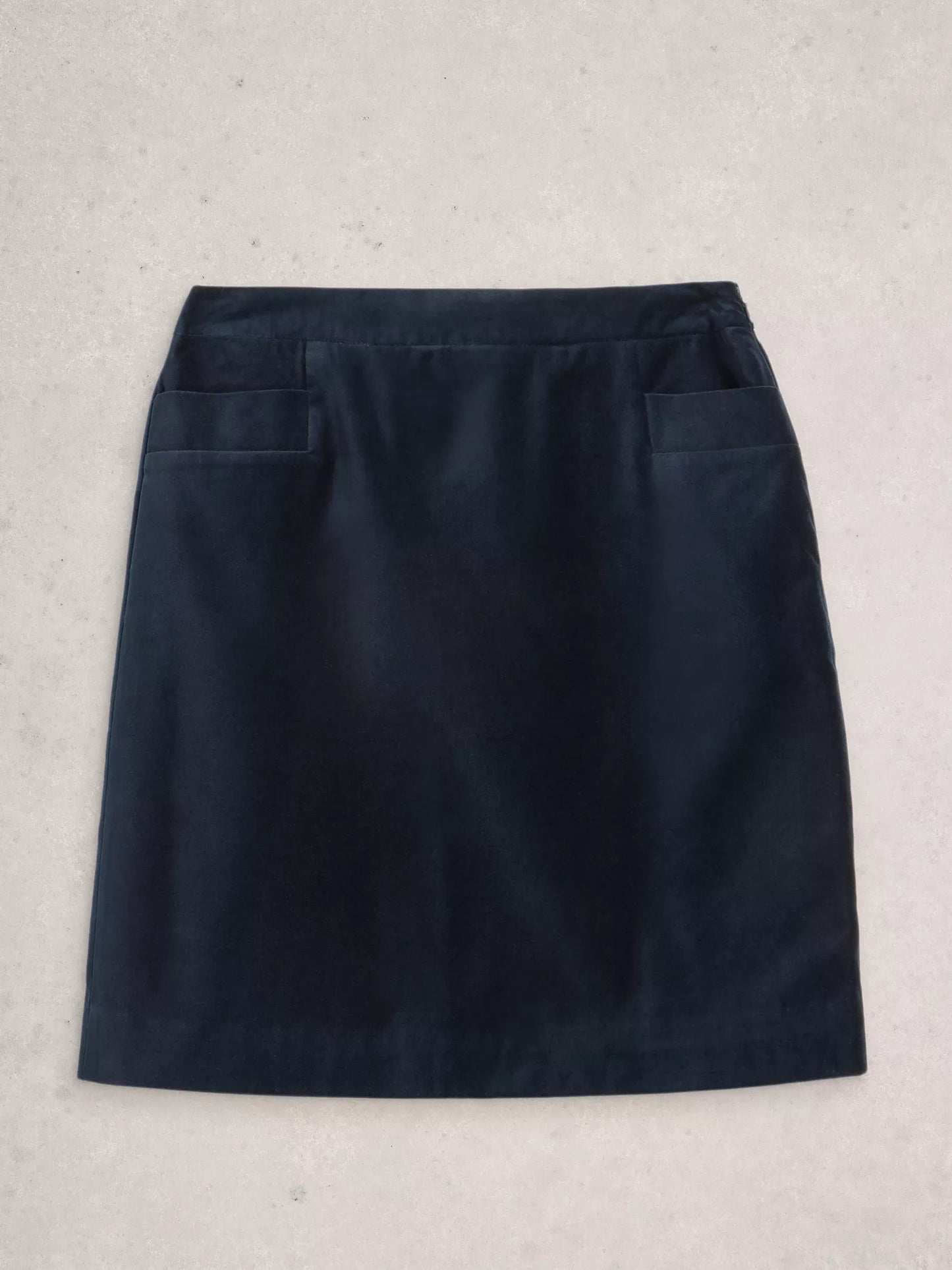 Cora Velvet Skirt - Navy