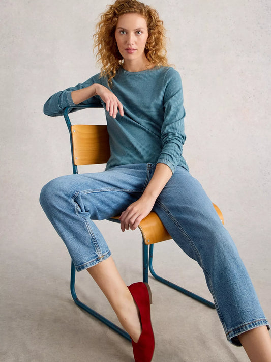 Clara Sparkle Tee - Teal