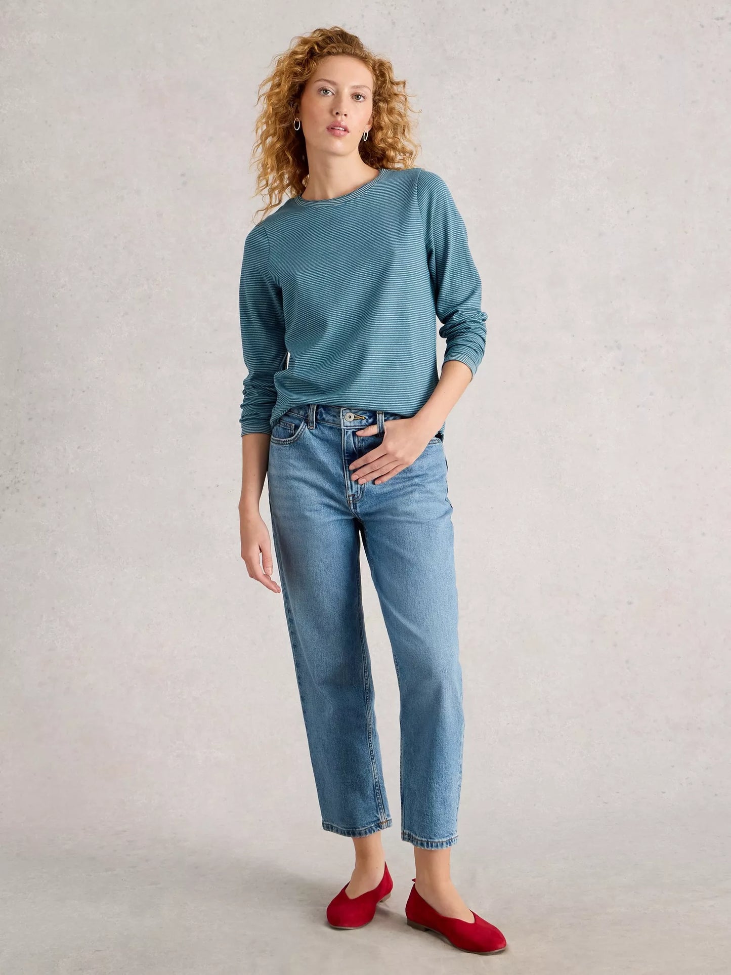 Clara Sparkle Tee - Teal